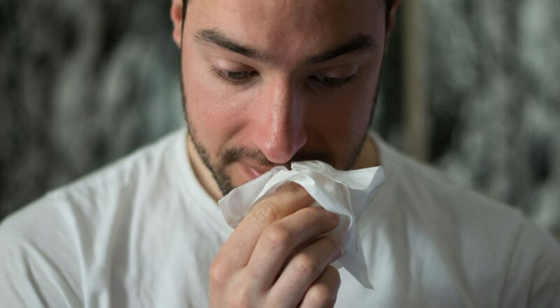 man's nose